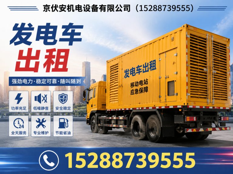 陇南静音发电车租赁展示图